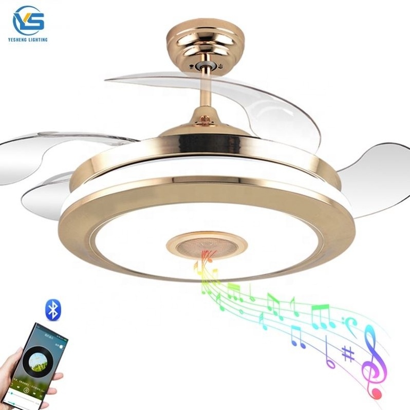 2005B ceiling light fan with Speaker 42inch with remote control ceiling light fan with Speaker