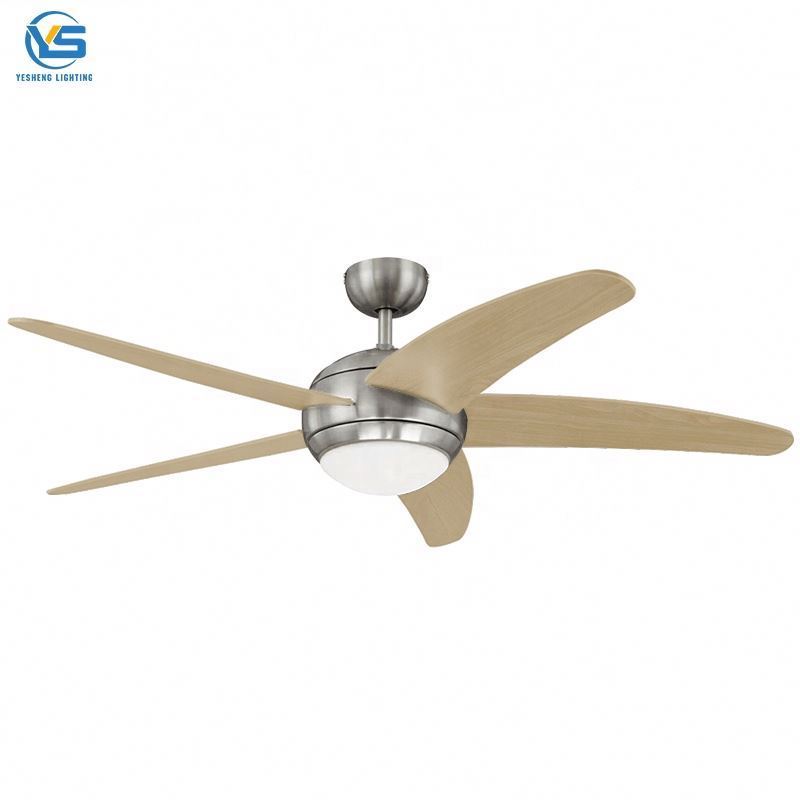 C085 52 inch ceiling fan with light kit  with remote control 5-blades MDF fan light