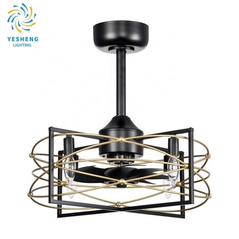 D056 chandelier ceiling fan with light with remote 50cm 3 color  Simplicity fan chandelier