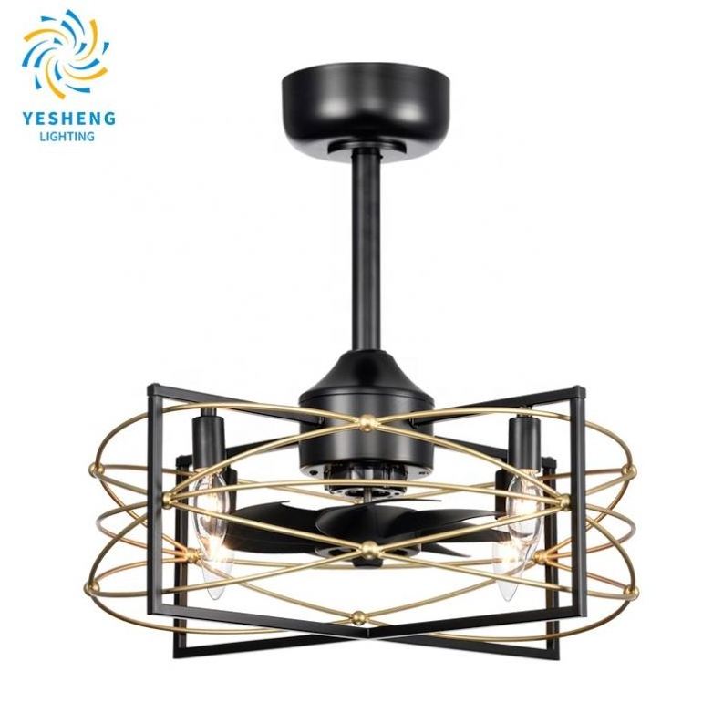 D056 chandelier ceiling fan with light with remote 50cm 3 color  Simplicity fan chandelier