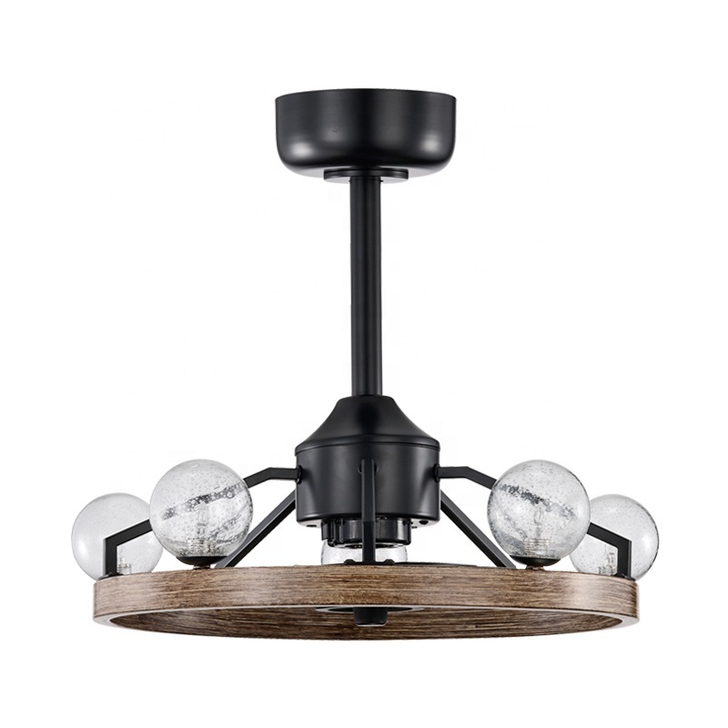 D060 chandelier ceiling fan with light with remote 52cm 3 color  Simplicity fan chandelier