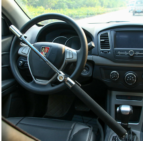 3 Keys Car Steering Wheel Lock Anti Theft Devices Vehicle Steel Car Pedal Safety Security Steering Wheel Lock