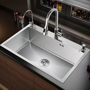 Moden New Design Quality Stainless Steel Sink Kitchen Handmade Kitchen Sink Single Bowl sink