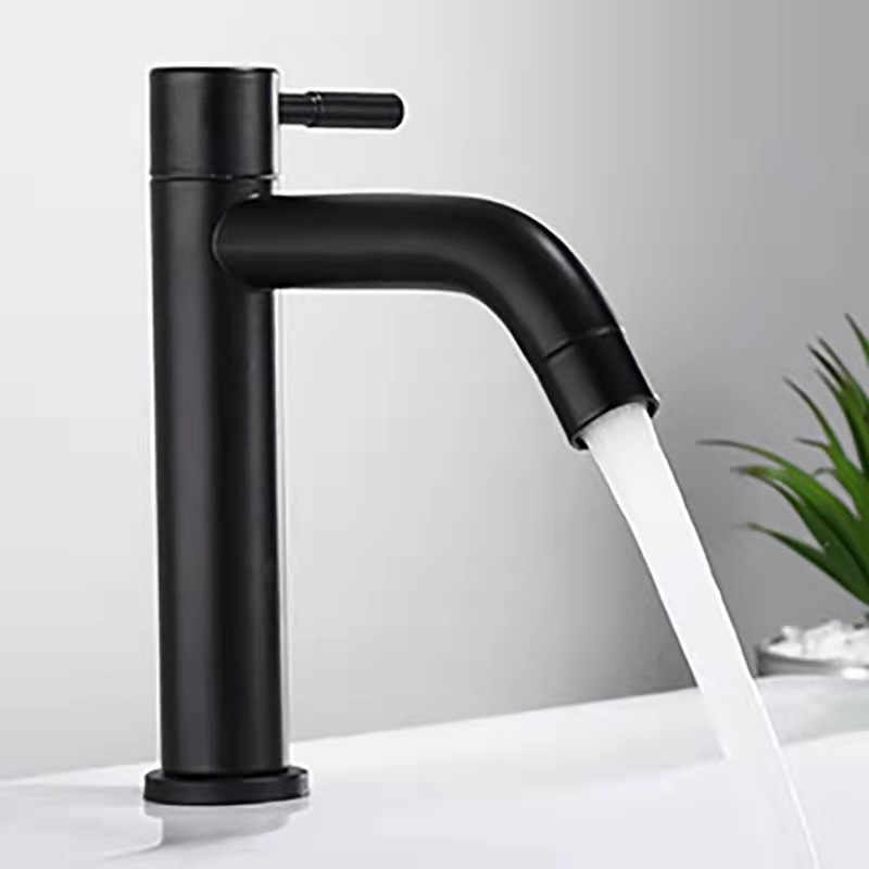 Factory Price Single  Handle Bathroom  Faucet Tap  Stainless steel Basin Faucet  Water Tap