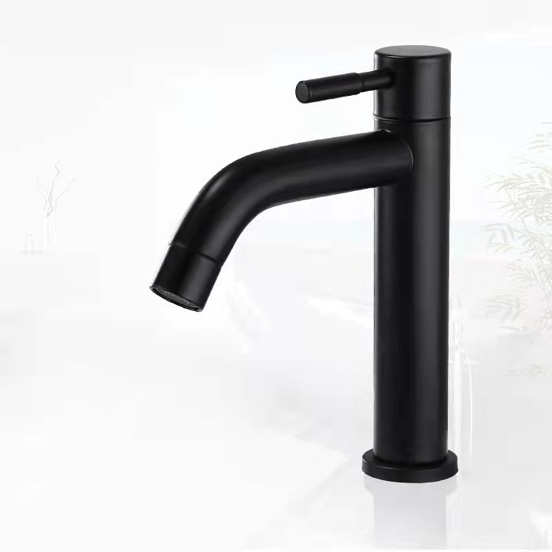 Factory Price Single  Handle Bathroom  Faucet Tap  Stainless steel Basin Faucet  Water Tap