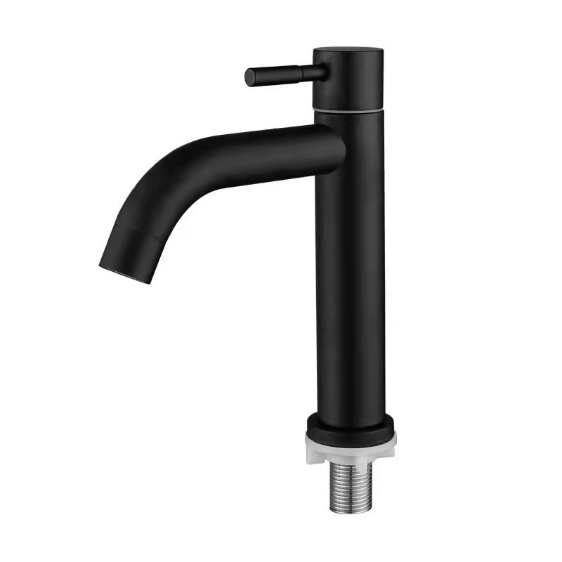 Factory Price Single  Handle Bathroom  Faucet Tap  Stainless steel Basin Faucet  Water Tap