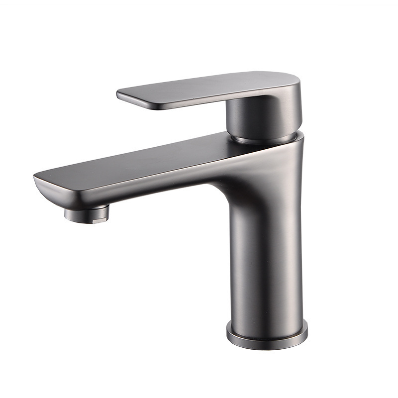 Modern Single Hole Tap bathroom sink zinc alloy Basin Faucets Hot and Cold Water Mixer Chrome Deck Mounted Basin Faucets Jefe Ware