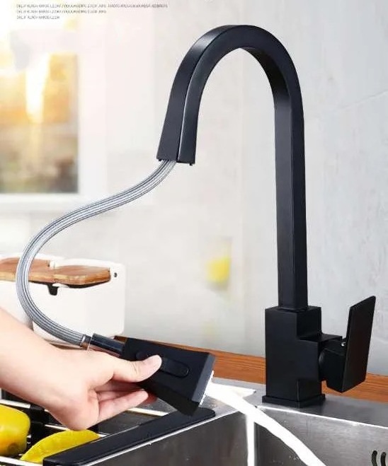 JEFEWARE Faucet Manufacturer Robinet UPC Bathroom Faucet Black Taps Bathroom Sink Faucet for Hotel Apartment Construction