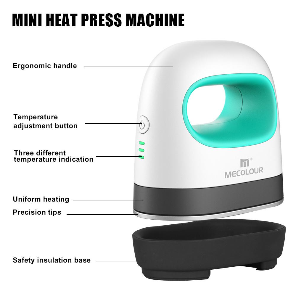 Mini portable hand press heat sealing machine for shoes bag mini small heat press machine for t shirts heat transfer sublimation