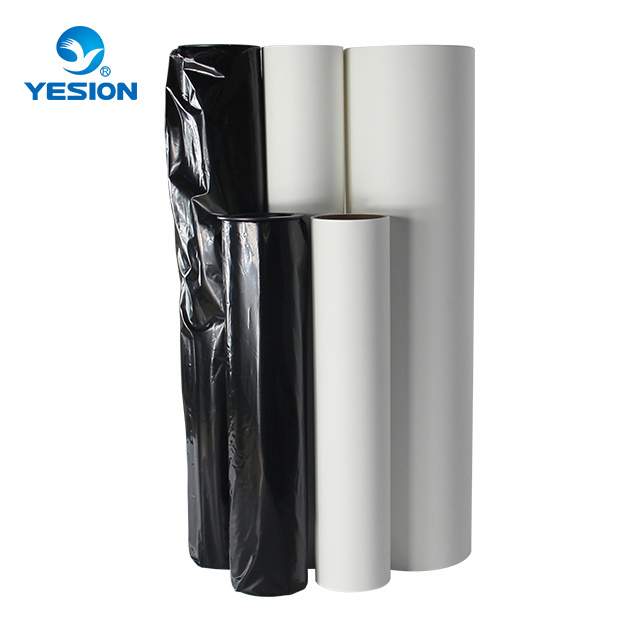 Factory Wholesale  Yesion 100gsm 120gsm sticky Roll Dye Sublimation paper Heat Transfer Paper for elastic clothing, sportswear