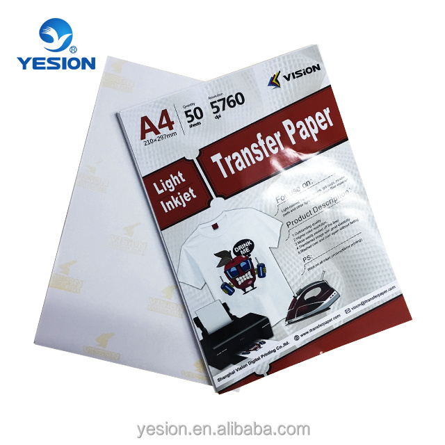 A4/A3 dark inkjet heat transfer paper for T-shirt transfer printing paper