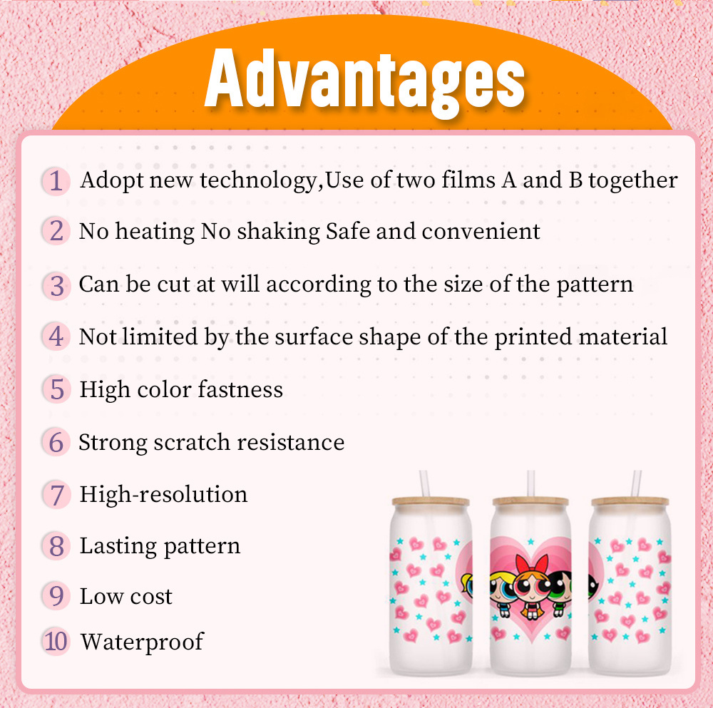 A3 AB Cold Peel Sticker Paper Transfer UV Sticker Printing Machine DTF Direct to Film UV DTF Printer