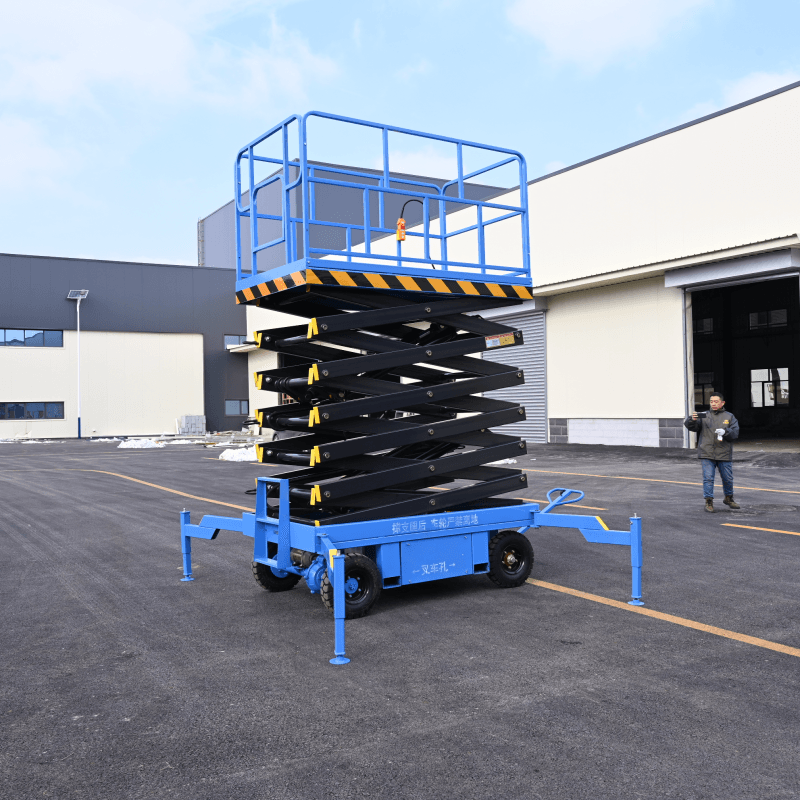 6m 8m 10m 12m Hydraulic Scissor Lift Small Mobile Electric Scaffolding Lift One Manlift Self propelled Scissor Lift