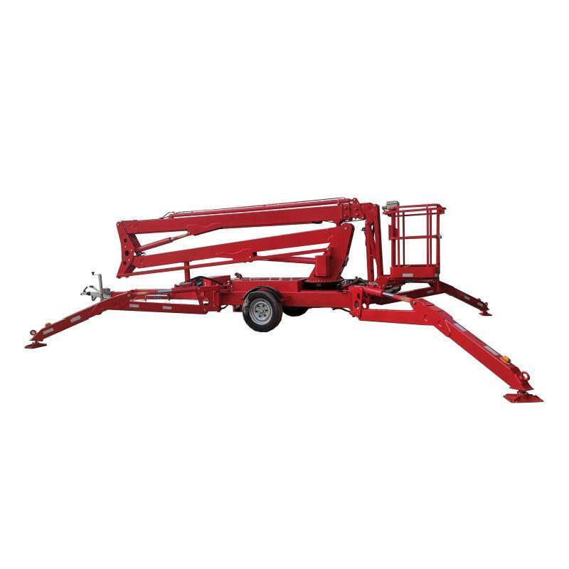 Hydraulic CE approved swing lift truck trailer boom lift ladder lift truck work platform