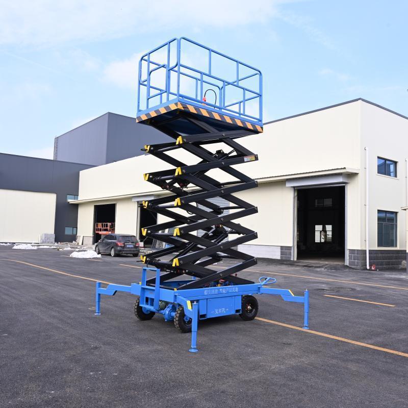 6m 8m 10m 12m Hydraulic Scissor Lift Small Mobile Electric Scaffolding Lift One Manlift Self propelled Scissor Lift