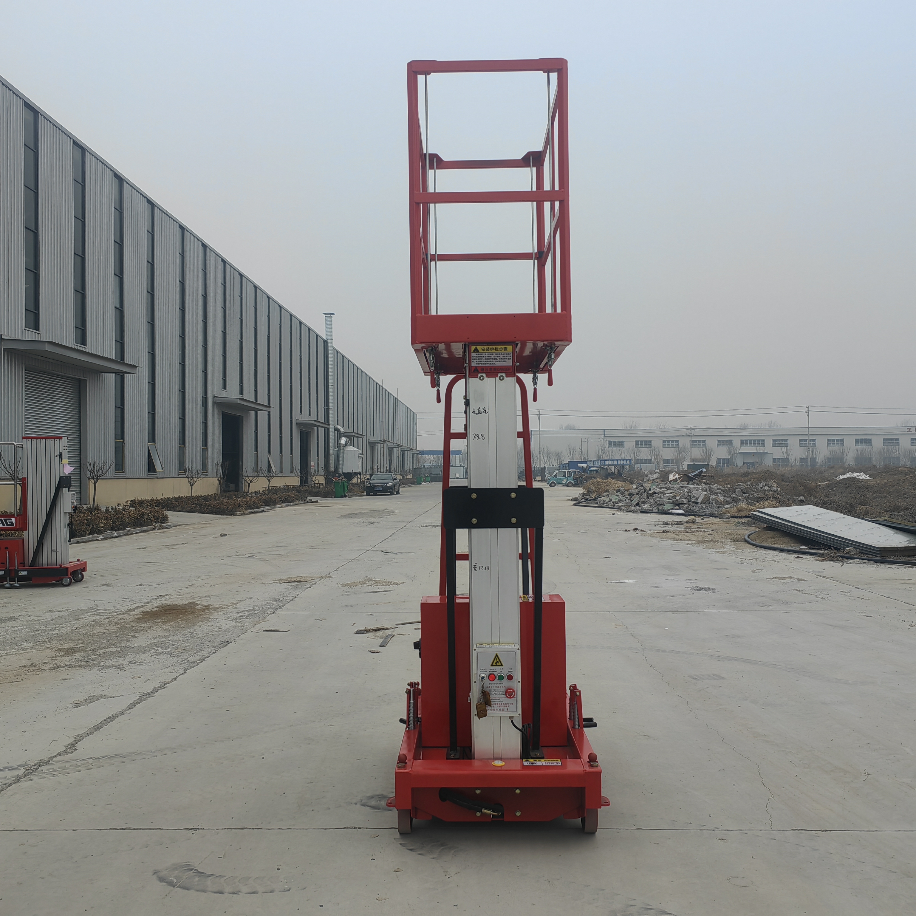 CE ISO 4M 6M 8M 10M 12M Lift Aerial Work Electric Aluminum Alloy One Man Lift Platform for Window Cleaning Use