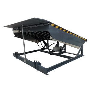 Wholesale 10 Ton Electric Framed Dock Leveler Loading Unloading Room Hydraulic Platform Docking Ramp For Truck