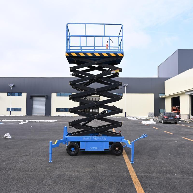 6m 8m 10m 12m Hydraulic Scissor Lift Small Mobile Electric Scaffolding Lift One Manlift Self propelled Scissor Lift