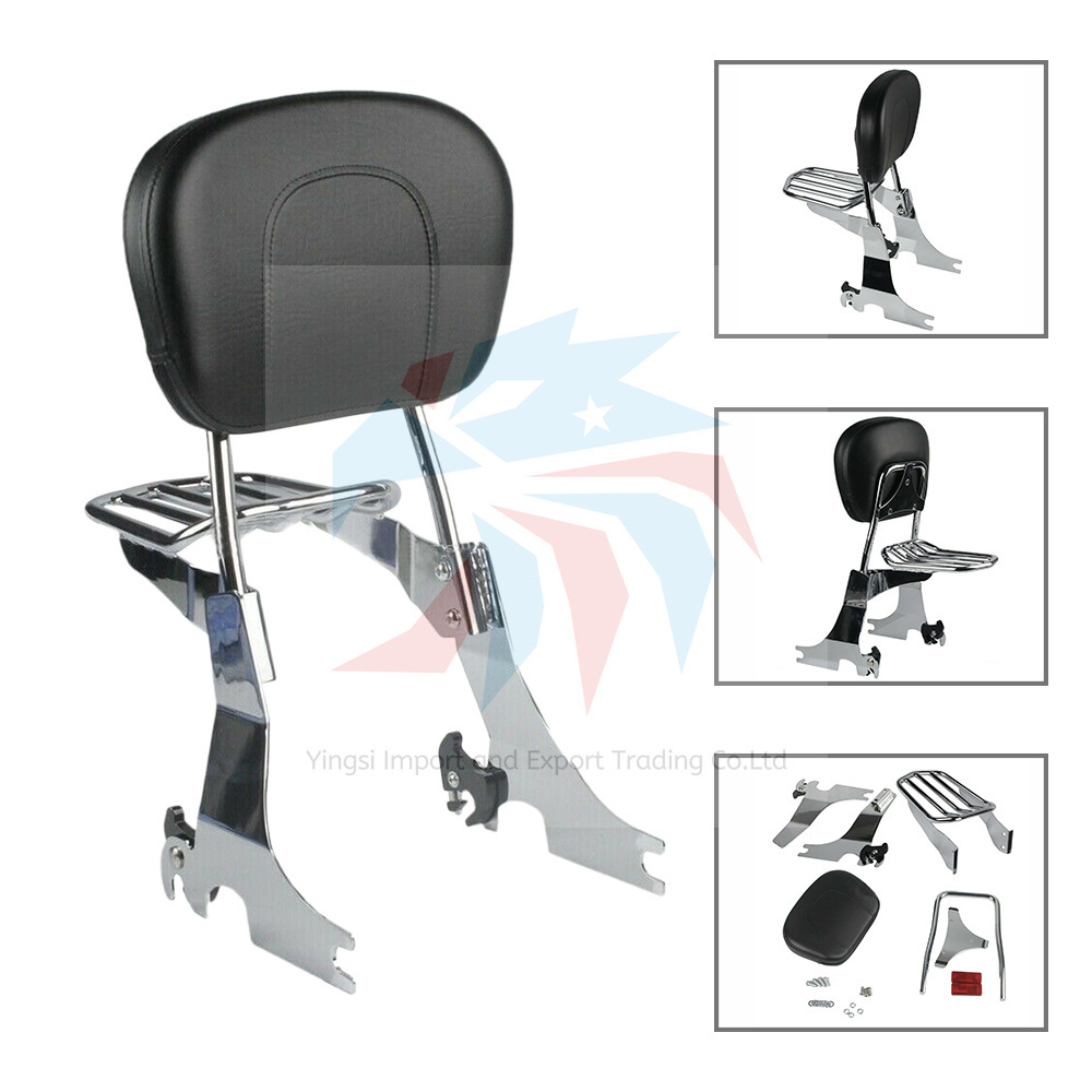 Backrest Sissy Bar Luggage Rack For Harley Sportster XL 883 1200 Custom 1994-03 For motorcycle parts