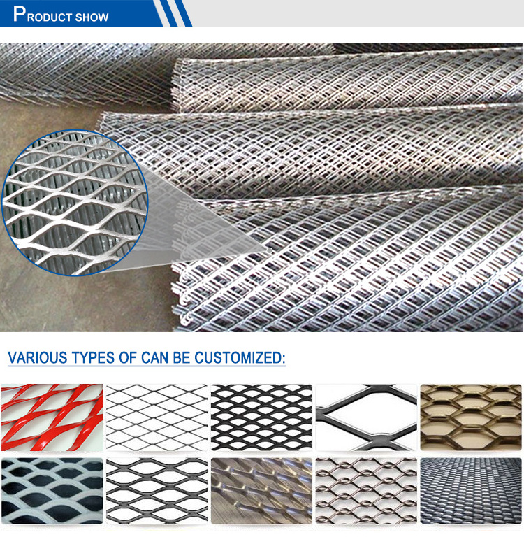 Chinese Supplier Diamond Shape New Style Decorative Expanded Wire Expanded Metal Mesh