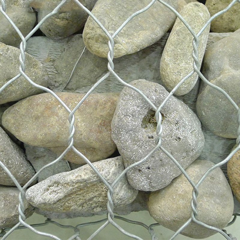 Gabion Reinforcing Galvanized Hexagonal Gabion Wire Mesh Durable Gabion Box