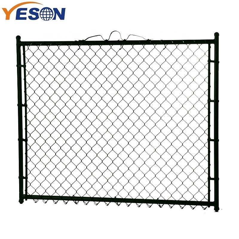 Lowes chain link fence double swing gate 5x5 4x10 used chain link fence gate panels