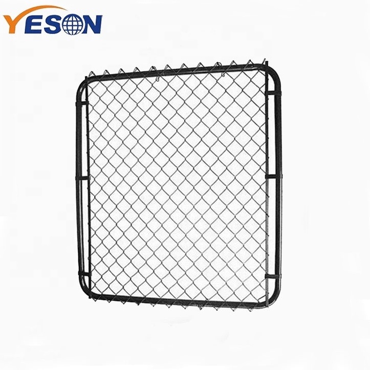 Lowes chain link fence double swing gate 5x5 4x10 used chain link fence gate panels