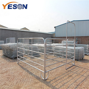 Heavy duty farm livestock panels cattle corral rail fence panels for sale