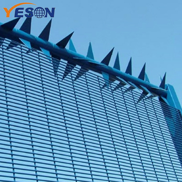 Clear Vu High Security Fence  Clearview Galvanized Panels 358 Fence Prison Clear View Anti Climb Fence