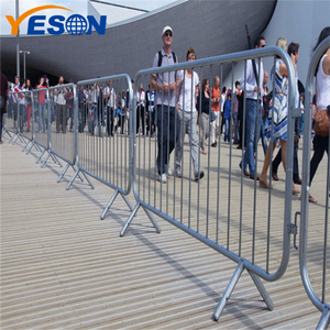 Manufacturer Cheap Temporary Concert Metal Steel Hot Dipped Galvanized Road Safety Barrier