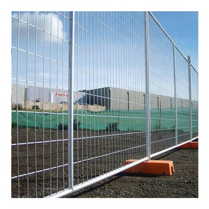 Portable removable 6x12 temp metal fencing mesh Mobile australia standard construction site hoarding Temporary Fence panel