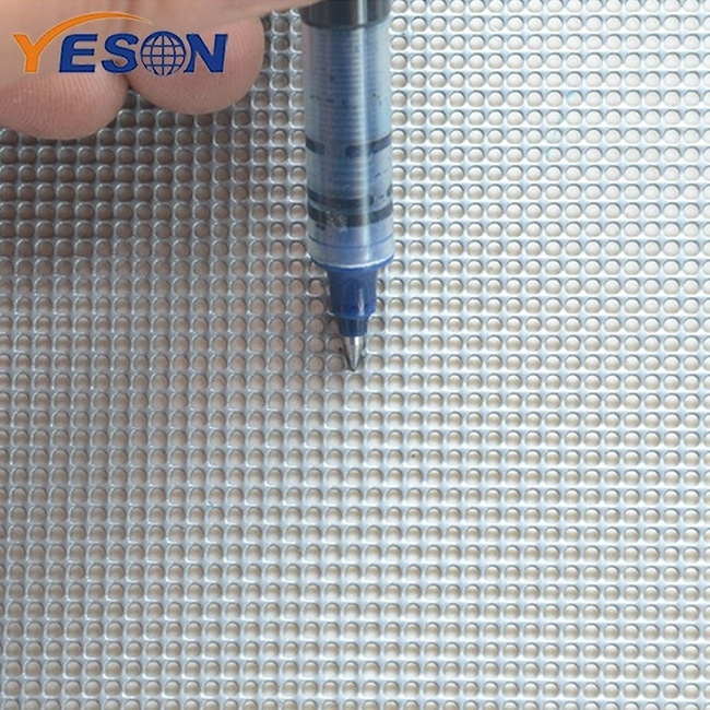 Diamond hole bullet-proof mesh fabric powder coated stainless steel window screen mesh