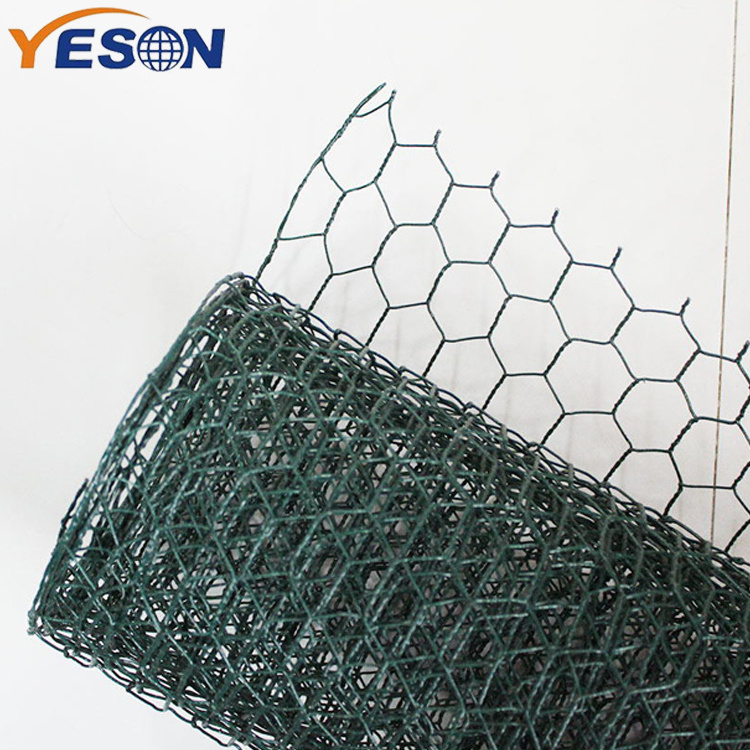 PVC coated poultry hex wire mesh netting direct factory