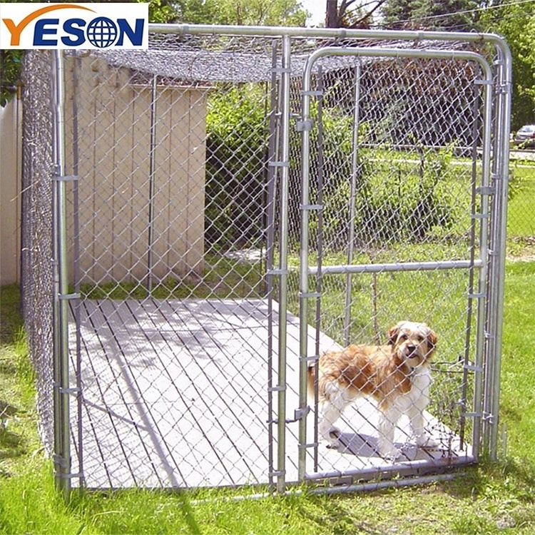 Large outdoor 1150 x 1150 chain-link fencing animal cage chain link fence extensions for dogs