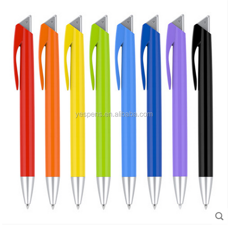 wholesale branded company name  Promotional cheap ballpoint retractable orange pens ballpen with custom logo