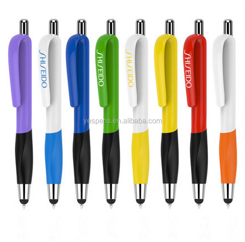 wholesale branded company name  Promotional cheap ballpoint retractable orange pens ballpen with custom logo