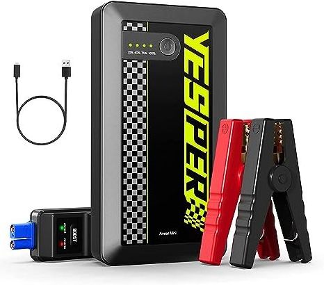 YESPER Armor Mini Car Jump Starter 12V Portable Multi-function Car Starter 8000mAh Emergency Battery Booster