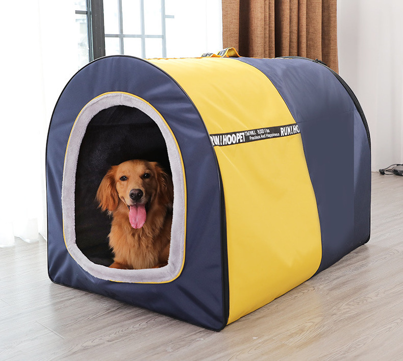 Hot Selling Pet Teepee With Mat House Cat Bed House Portable Dog Tents Pets House Bed for Large Dogs