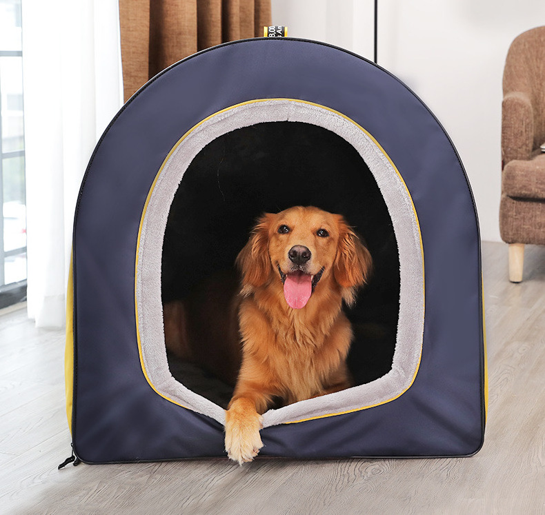 Hot Selling Pet Teepee With Mat House Cat Bed House Portable Dog Tents Pets House Bed for Large Dogs