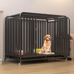 Hot Selling 6 Square Tube Durable Portable Mental Pet Fence Cage for Dog House Pet Cages