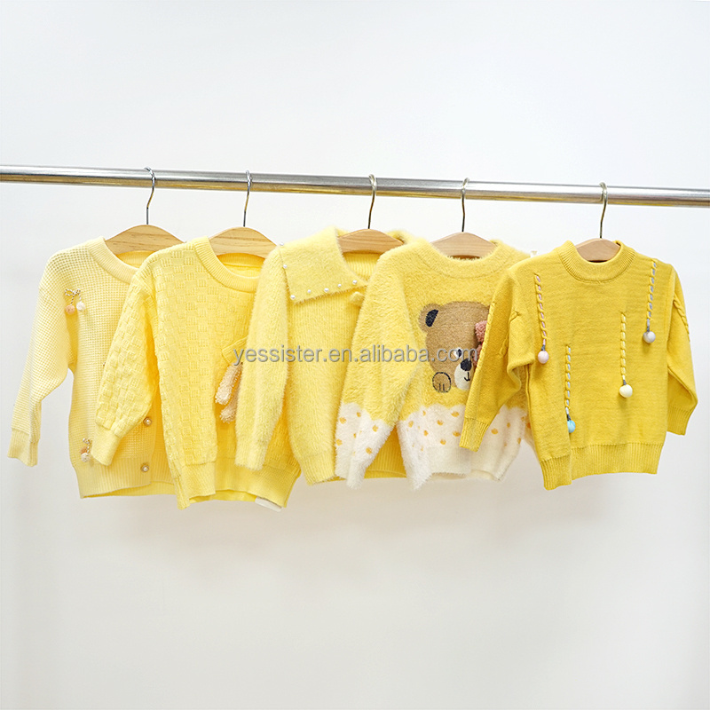 Warm Winter Cute Teddy Bear Sweater Girl Clothes Children Baby Knitwear With Sweater