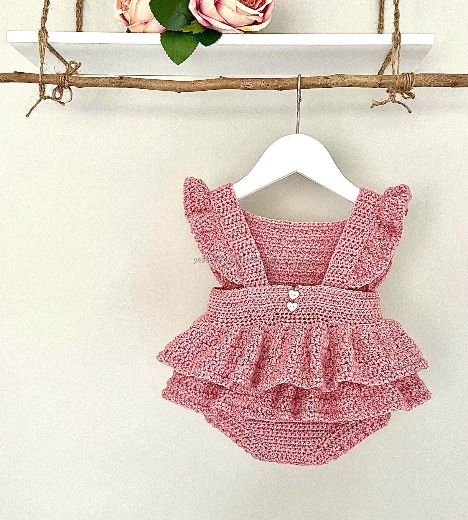 new born baby clothes crochet baby rompers ropa de bebe overall romper pajamas romper dress organic cotton