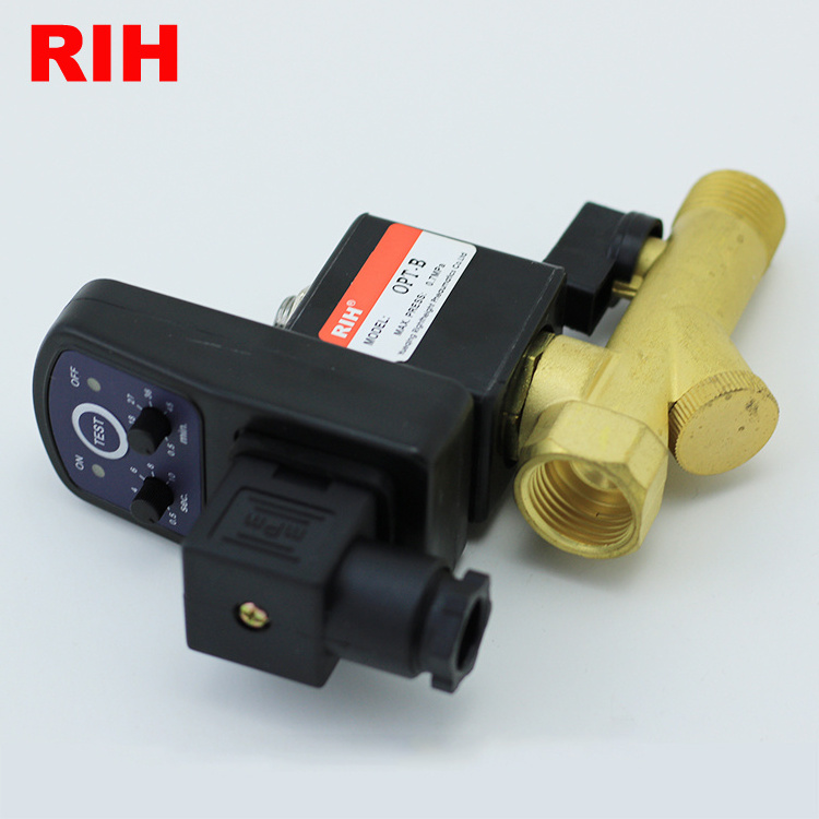 OPT-A pneumatic electronic timer automatic water drain valve(Split)