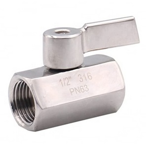 3/8" 3/4" 1/8" 1/4" 1/2" stainless steel mini ball valve,Female to Female air compressor manual ball valve