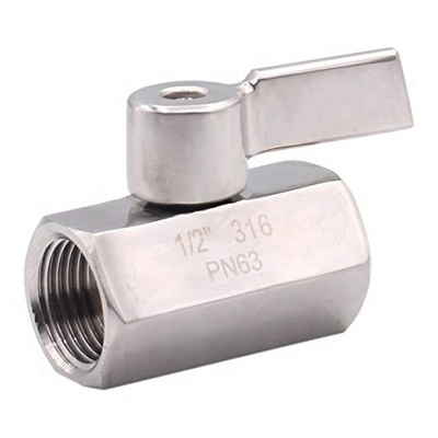 3/8" 3/4" 1/8" 1/4" 1/2" stainless steel mini ball valve,Female to Female air compressor manual ball valve