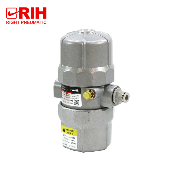 High Quality 0-16Bar Pneumatic Automatic Drain Valve PA-68 For Screw Air Compressor