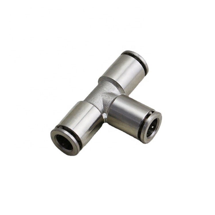 Brass pneumatic fitting,Female Male quick connect air hose connector,metal push in fitting