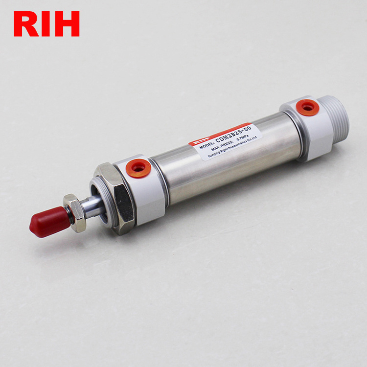 CDM2B 25mm Bore 50mm Stroke  Stainless Steel Pneumatic Mini Cylinder With Magnetic