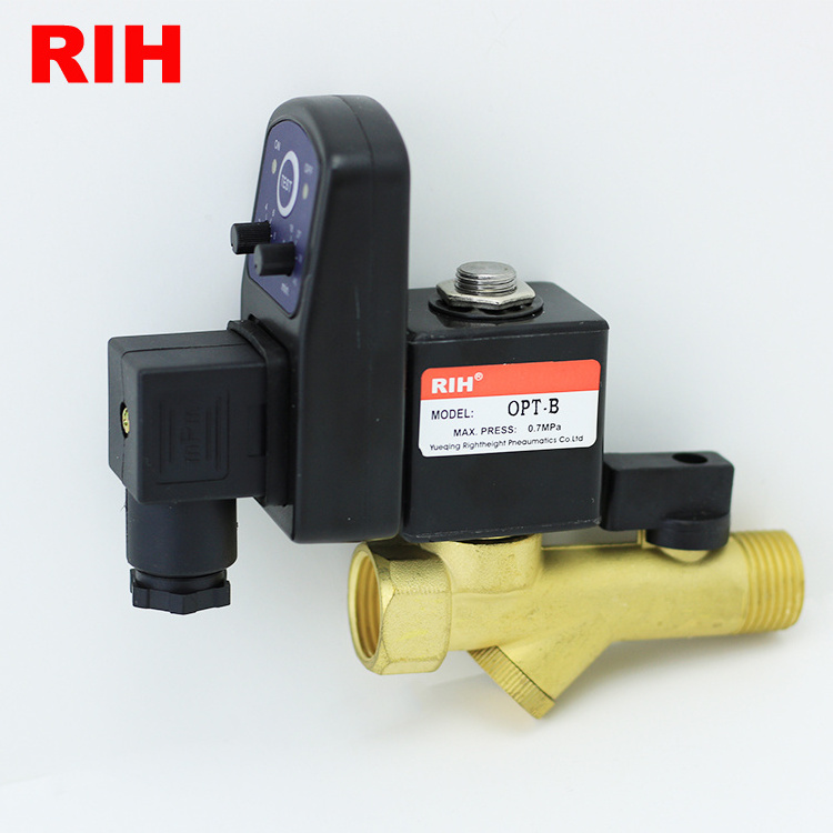 OPT-A pneumatic electronic timer automatic water drain valve(Split)