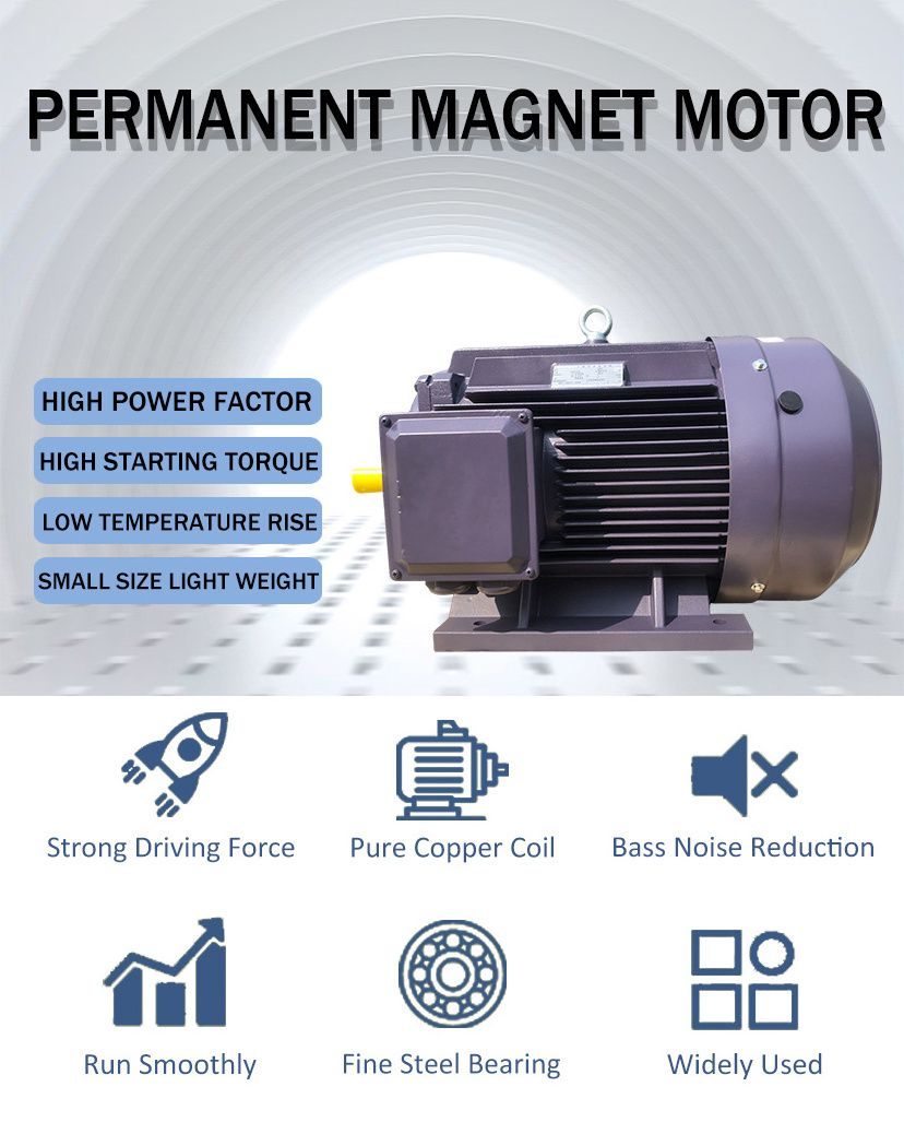 Industrial Electric 15kw 10kv 50kw 20kw Permanent Magnet Motor Pmsm Motor Permanent Magnet Motor Gc